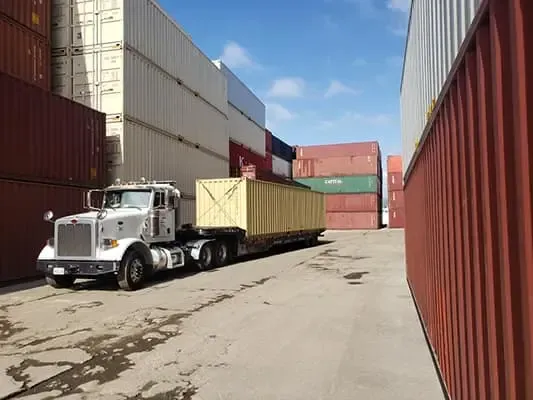 Shipping container delivery service